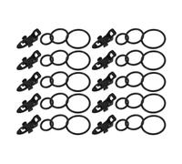 Totority Soportes para Anzuelos de Pesca Almohadilla de Espuma, 10 Unidades, Color Negro, Tamaño Pequeño, Accesorio Ligero para Cañas de Pescar Mar, Herramienta Portátil para Exteriores