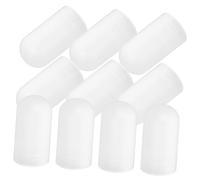 Totority Tapas de Silicona para Baquetas 10 Unidades Color Protectores para Extremos de Baquetas Accesorios de Batería para Silenciar y Practicar sin Ruido Compatibles Mayoría y Parches