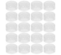Totority Tapas Protectoras Transparentes para Perillas de Pedal de Efectos de Guitarra Eléctrica, 30 Unidades, Cubiertas Superiores de Plástico para Potenciómetros, Accesorios para Pedal