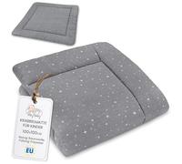 Totsy Baby Alfombra Bebe Acolchada Plegable - Manta de Juego para Bebes colchoneta Suelo Infantiles o tapete Infantil habitacion para niños y niñas 100 cm Certificado Oeko-Tex Galaxia
