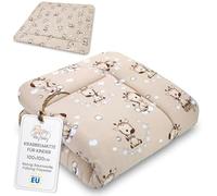 Totsy Baby Alfombra Bebe Acolchada Plegable - Manta de Juego para Bebes colchoneta Suelo Infantiles o tapete Infantil habitacion para niños y niñas 100 cm Certificado Oeko-Tex Jirafas
