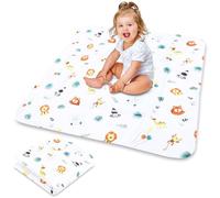 Totsy Baby Alfombra Bebe Acolchada Plegable - Manta de Juego para Bebes colchoneta Suelo Infantiles o tapete Infantil habitacion para niños y niñas 100 cm Certificado Oeko-Tex Safari