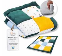 Totsy Baby Alfombra Bebe Acolchada Plegable - Patchwork tapete Infantil habitacion para niños y niñas Manta de Juego para Bebes o colchoneta Suelo Infantiles Oeko-Tex Safari