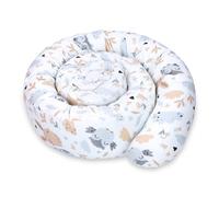 Totsy Baby Almohada para Dormir de Lado algodón 400 cm Algodón - cojin Cervical Enrollable Lavable Cojines Grandes Almohada para el Cuerpo Oeko-Tex Búhos