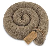 Totsy Baby Almohada para Dormir de Lado, Almohada para el Cuerpo de Serpiente 400 cm Bou ojin Cervical Enrollable Lavable Cojines Grandes Almohada para el Cuerpo Beige D