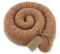 Totsy Baby Almohada para Dormir de Lado, Almohada para el Cuerpo de Serpiente 400 cm Bou ojin Cervical Enrollable Lavable Cojines Grandes Almohada para el Cuerpo Pumpkin