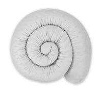 Totsy Baby Burlete Puerta Entrada frío 150 cm - Bajo Puerto y Ventana Cortavientos Decorativo Ideal para aislar el frío en el hogar Ventanas y cojín para habitación Infantil Minky Gris Claro