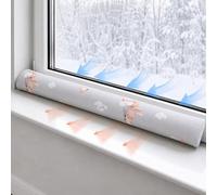 Totsy Baby Burlete Puerta Entrada frío 90 cm - Bajo Puerto y Ventana Cortavientos Decorativo Ideal para aislar el frío en el hogar Ventanas y cojín para habitación Infantil Algodón Oeko-Tex Conejo