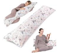 Totsy Baby Cojin Embarazo 145cm - Almohada Larga para Dormir de Lado Cojín Respaldo Cama Ideal para Descanso Maternidad y Lactancia Embarazadas Oeko-Tex