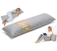 Totsy Baby Cojin Embarazo 145cm - Almohada Larga para Dormir de Lado Cojín Respaldo Cama Ideal para Descanso Maternidad y Lactancia Embarazadas Oeko-Tex