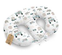 Totsy Baby Cojín Lactancia gemelar Nursing Breastfeeding - 90x50 cm - Almohada de Lactancia para bebé Multifuncional para Gemelos Chest Pillow Pecho posicionamiento Oeko-Tex África