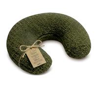 Totsy Baby Cojin Lactancia y Embarazada Felpa Teddy 130 cm - Almohada por lactante bebé cojín de Embarazo por Dormir o Cojines Maternidad para Mujeres Embarazadas y Bebe Oeko-Tex Verde Oliva