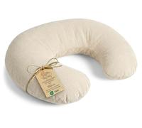 Totsy Baby Cojin Lactancia y Embarazada Pana Premium 150 cm - Almohada por lactante bebé cojín de Embarazo por Dormir o Cojines Maternidad para Mujeres Embarazadas y Bebe Oeko-Tex Beige Claro