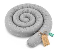 Totsy Baby Cojín Serpiente XXL Almohada de Cama Cojín de Lactancia Rollo de Cama Protector de Borde de Cama Cojín Decorativo Alrededor de Cama Serpiente XL Galaxia 150 cm Oeko-Tex