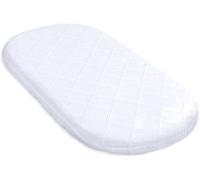 Totsy Baby Colchón capazo Bebe 33x72 cm - colchones para capazos Carrito minicuna Moises Cuna de Viaje y Mini Cama colchon Infantil 33 x 72 Ovalado con Funda