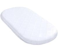 Totsy Baby Colchón capazo Bebe 78 x 36 cm - colchones para capazos Carrito minicuna Moises Cuna de Viaje y Mini Cama colchon Infantil 78x36 Ovalado con Funda