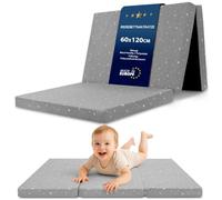 Totsy Baby Colchón Cuna 60x120 cm Plegable para Cuna de Viaje - Funda desenfundable Lavable en Lavadora a 30 Grados & Bolsa incluida - Colchón Bebé Infantil en Espuma Firme Galaxy
