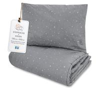 Totsy Baby Edredon Relleno nordico Cama Infantil Algodón - 100x135 - Bebe rellena Juego de Manta 100 x 135 cm con Almohada 40 x 60 cm por niños e niñas Oeko-Tex Galaxia