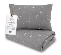 Totsy Baby Edredon Relleno nordico Cama Infantil Algodón - 100x135 - Bebe rellena Juego de Manta 100 x 135 cm con Almohada 40 x 60 cm por niños e niñas Oeko-Tex Lunas