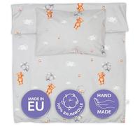 Totsy Baby Funda nordica Infantil 100x135 cm para Cuna 70 - algodón Saco nordico y Cubre de edredon Cama para niños y niñas Juego Fundas para edredón 100 x 135 cm con Almohada 60 x 40 cm Oeko-Tex