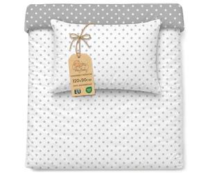 Totsy Baby Funda nordica Infantil 90x120 cm para Cuna 60 - algodón Saco nordico y Cubre de edredon Cama para niños y niñas Juego Fundas para edredón 90 x 120 cm con Almohada 60 x 40 cm Oeko-Tex
