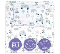 Totsy Baby Funda nordica Infantil para Cuna 60 90x120 cm - algodón Saco nordico y Cubre de edredon Cama para niños y niñas Juego Fundas para edredón 90 x 120 cm con Almohada 60 x 40 cm Oeko-Tex