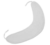 Totsy Baby Funda para cojín de Dormir Lateral, Muselina, 190 cm, con Cordones, Funda de Almohada con Cremallera, Funda de Almohada Confort para cojín Corporal Gris Claro B