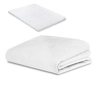 Totsy Baby Funda para colchón de Parque 100 x 75 cm - colchón de Parque Relleno de Espuma Funda extraíble para colchón de bebé Infantil