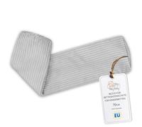Totsy Baby Funda para protección de Bordes de Cama para cunas Infantiles 70 cm - Protección para armazón de Cama protección contra caídas somier barandilla de Cama Gris Claro B