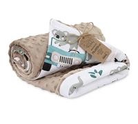 Totsy Baby Manta Bebe Polar Manta para Todo el año 100x75 cm Invierno Doble Cara - Minky algodón calentita Suave Mimosa Infantil recién Nacido - Manta Cuna Carrito Oeko-Tex África