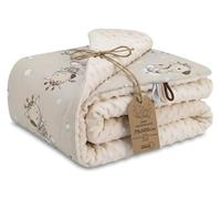 Totsy Baby Manta Bebe Recien Nacido Invierno con Tejido de Felpa 75x100 cm - mantita para Bebes arrullo recién Infantil para Cochecito o Cuna de bebé toquilla de algodón para niñas y niños