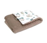 Totsy Baby Manta Bebe Recien Nacido Invierno con Tejido de Felpa 75x100 cm - mantita para Bebes arrullo recién Infantil para Cochecito o Cuna de bebé toquilla de algodón para niñas y niños