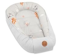 Totsy Baby Nido Bebe Recien Nacido 50x90cm - Reductor Cuna Capullo de colecho ninho para Dormir Gofre de algodón Cuco Ideal para Gondola moisés y Viaje Peluche