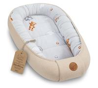 Totsy Baby Nido Bebe Recien Nacido 50x90cm - Reductor Cuna Capullo de colecho ninho para Dormir Gofre de algodón Cuco Ideal para Gondola moisés y Viaje Peluche B