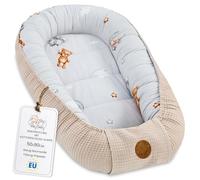 Totsy Baby Nido Bebe Recien Nacido 50x90cm - Reductor Cuna Capullo de colecho ninho para Dormir Gofre de algodón Cuco Ideal para Gondola moisés y Viaje Peluche B