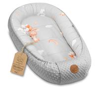 Totsy Baby Nido bebé recién Nacido 90x50 cm - Reductor Cuna Cuco de colecho Minky Winter cálido Capullo Ideal para moisés, góndola y Viaje Conejo