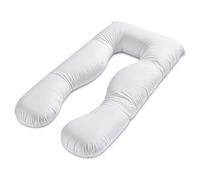 Totsy Baby Relleno de Almohada Embarazo 135cm - Cojin para Dormir de Lado Mejorar el Descanso Aliviar la Espalda y piernas Ideal para Maternidad Forma en U Oeko-Tex