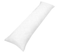 Totsy Baby Relleno de cojín de Embarazo 40x145 cm - Almohada Larga para Dormir de Lado cojín Respaldo Cama Ideal para Descanso Embarazadas Blanco