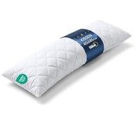 Totsy Baby Relleno de cojín de Embarazo 40x145 cm - Almohada Larga para Dormir de Lado cojín Respaldo Cama Ideal para Descanso Embarazadas Blanco