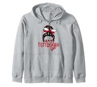Tottenham Girl, Tottenham Girls, bandera británica para mujer Sudadera con Capucha
