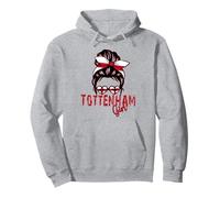 Tottenham Girl, Tottenham Girls, bandera británica para mujer Sudadera con Capucha