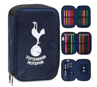 Tottenham Hotspur F.C. - Estuche con relleno, juego de papelería, material escolar, Navy, Talla única, Estuches