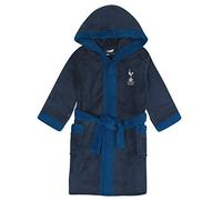 Tottenham Hotspur FC - Batín oficial con capucha - Para niño - Forro polar - Azul/azul marino - 13-14 años