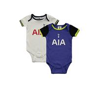Tottenham Hotspur FC - Body 2022-23 Bebé - Pack de 2 (12-18 años) (Azul Marino, Blanco)