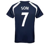 Tottenham Hotspur FC - Camiseta Oficial de Entrenamiento - para niños - Poliéster - Azul Marino - Son 7-8-9 años