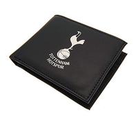 Tottenham Hotspur FC - Cartera Diseño Escudo de PU Polipiel (Talla Única) (Negro, Blanco)