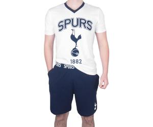 Tottenham Hotspur FC - Pijama Corto para Hombre - Producto Oficial - Blanco - Escudo - XL