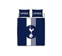 Tottenham Hotspur FC Set Funda Edredón Matrimonio Line Football Club Azul Blanco
