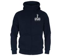 Tottenham Hotspur FC - Sudadera Oficial con Capucha y Cierre de Cremallera - para niño - Forro Polar - 10-11 años