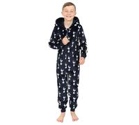 Tottenham Hotspur Football Club - Pijama de forro polar para niños, todo en uno, azul, 15-16 años